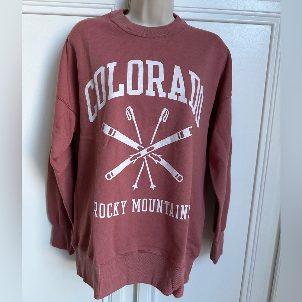Abercrombie & Fitch Pink Colorado Sweatshirt